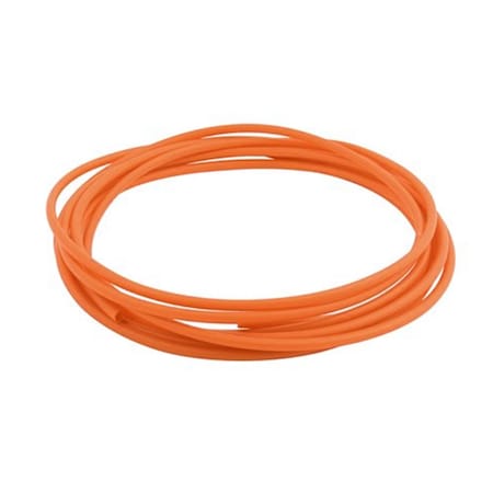 Heat Shrink Tube, Thin Wall, 2:1 I.D. Shrink Ratio, 3/32 in I.D. Before Shrinking, Orange, 50 ft
